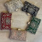 Handmade Embroidery Women Party Clutch Bag