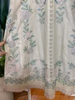 Pakistani Luxury brand inspired premium readymade 3 piece kamiz set - K-4244