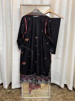 Pakistani boutique style stitched /ready to wear cotton 3 piece kamiz set