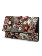 Ghoomar Floral Embellished Canvas Sling Bag - Image 3