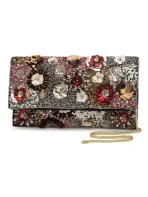 Ghoomar Floral Embellished Canvas Sling Bag - Image 4