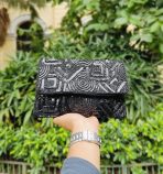 Kooky Spectrum Embellished Satin Sling Bag - Image 4