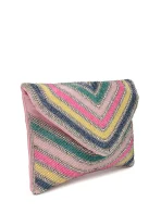 Kooky Striped Embellished Satin Sling Bag - Image 3