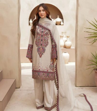 PK Brand Zarqun Inspiring stitched ready to wear 3 piece set.