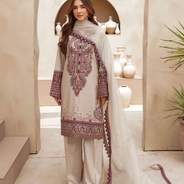 PK Brand Zarqun Inspiring stitched ready to wear 3 piece set.