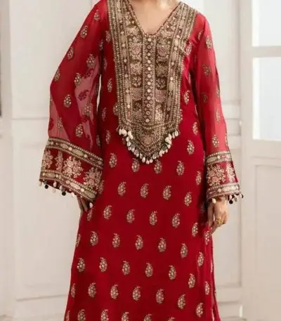 Premium exclusive Ethnic Mirror grade kaftan 2 piece set